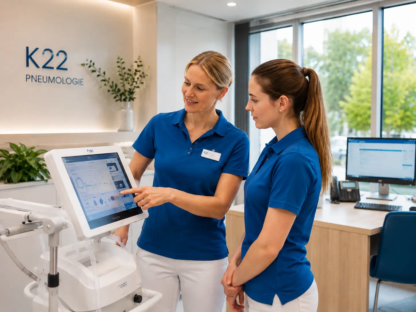 Moderner Untersuchungsraum mit medizinischer Technik